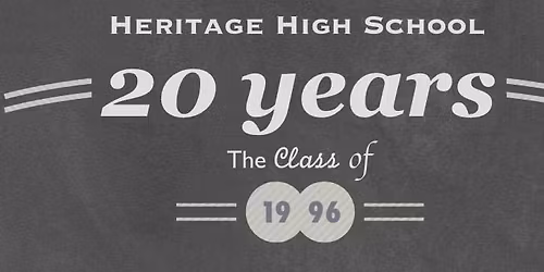 Class of 1996! Celebrating 30 years and just getting better with age!