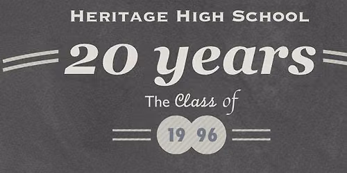 Class of 1996! Celebrating 30 years and just getting better with age!
