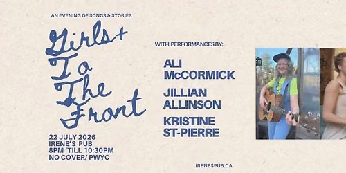 Girls+ To The Front feat. Ali McCormick, Jillian Allinson & host Kristine St-Pierre