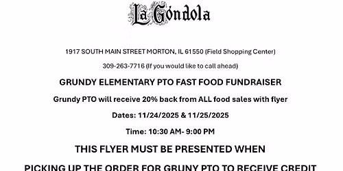 Grundy Night at LaGondola