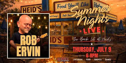 Live Music: Rob Ervin