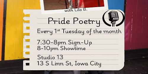 Pride Poetry @ Studio 13