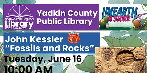 "Fossils and Rocks" by John Kessler (all ages)
