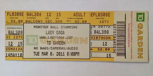 Lady Gaga Boston Tickets
