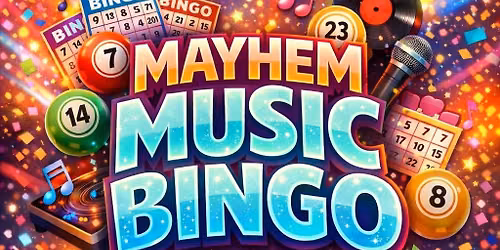 Gareths Mayhem Music Bingo @ The County Arms