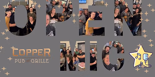 May Open Mic Night at the Copper Pub