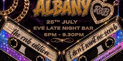 Over 30s Club - Albany R&B Edition 