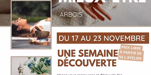 Semaine du mieux \u00eatre en Arbois