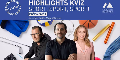 Highlights kv\u00edz III. - Sport, sport, sport!
