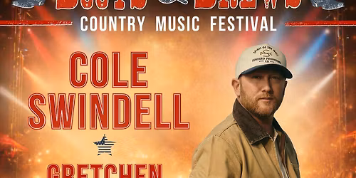 Boots & Brews Country Music Festival: Cole Swindell  Gretchen Wilson  & Jayden Secor