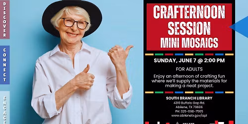 Crafternoon: Mini Mosaics (South Branch)