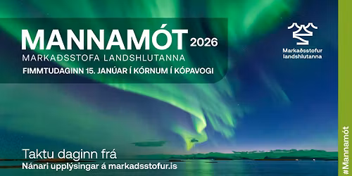 Mannam\u00f3t Marka\u00f0sstofa landshlutanna 2026