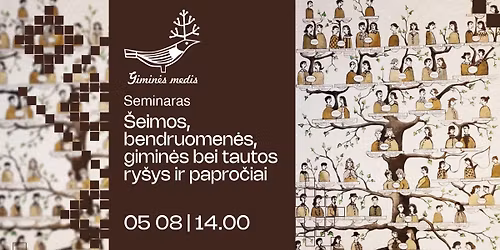 Seminaras \u201e\u0160eimos, bendruomen\u0117s, gimin\u0117s bei tautos ry\u0161ys ir papro\u010diai\u201c | GIMIN\u0116S MEDIS 2026