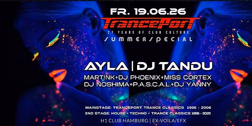 27 YEARS OF TRANCEPORT - SUMMERSPECIAL w.\/AYLA - DJ TANDU