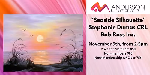 Seaside Silhouette Painting Class 