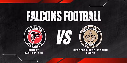 Falcons vs Saints - NFL Sunday Football Watch Party at Five O'Clock in Covington!