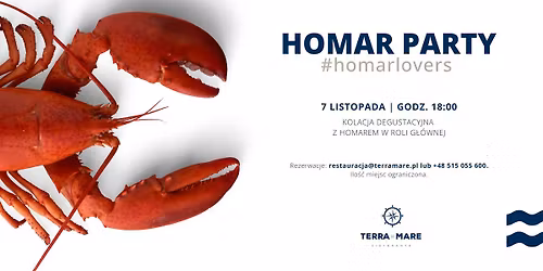 HOMAR PARTY | kolacja degustacyjna z homarem