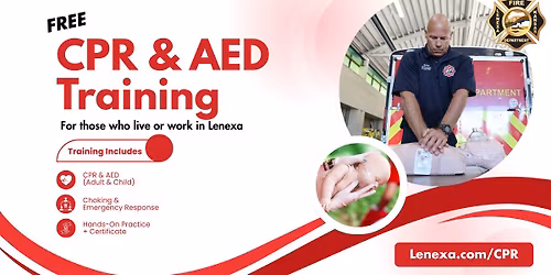 Free CPR\/AED Training (for those who live or work in Lenexa)