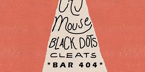 CITY MOUSE \/ BLACK DOTS \/ CLEATS