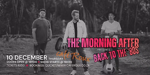The Morning After presents Back to the 80\u2019s