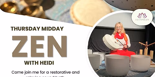 Thursday Midday Sound Bath with Heidi