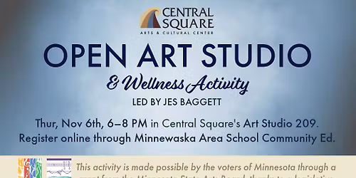 Open Art Studio & Wellness Activity