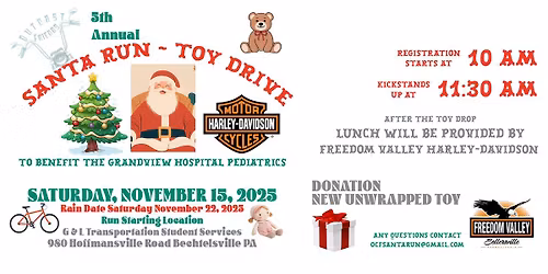 5th Annual Santa Run Toy Drive