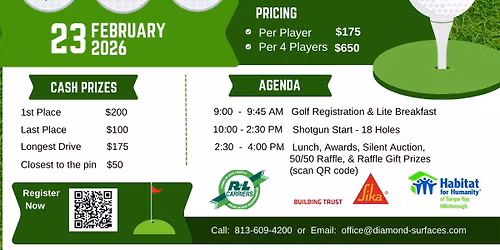 Par for a Purpose 1st Annual Golf Classic Benefitting Habitat for Humanity of Tampa Bay