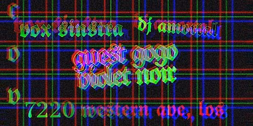 Cyber Goth Night @ Muzikneum w\/ Vox Sinistra & DJ Amortal