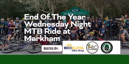 End Of The Year Wednesday Night MTB Ride at Markham