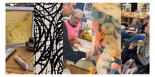 NEW 2-Day Silkscreen & Encaustic Mono-Printing Workshop