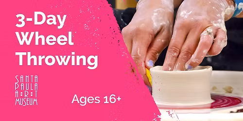 3-Day Wheel Throwing Course - Wednesday Evenings