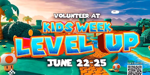 Volunteer at Kids Week "Level Up"