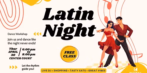 Latin Night at Midway Crossings \ud83d\udc83 FREE Dance Workshop in Miami