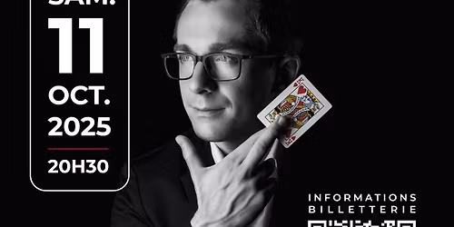 Spectacle "La Magie de très près" – Billy DEBU organisé pr le Lions Club Pierre de la Fée DRAGUIGNAN