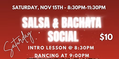 Salsa & Bachata Dance Social \ud83d\udc83\ud83c\udffd\ud83d\udd7a