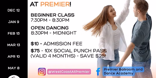 2nd Saturday West Coast Swing Social