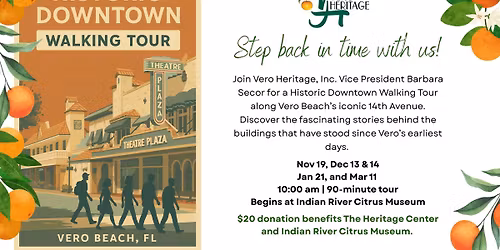 Historic Downtown Vero Beach Walking Tour