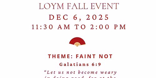 LOYM FALL EVENT 2025