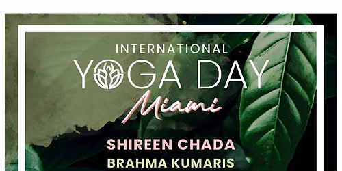BK Mirror Meditation at the Miami International Yoga Day Fair