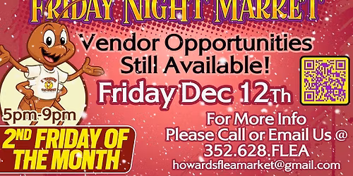 DECEMBER FRIDAY NIGHT MARKET