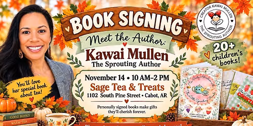 The Sprouting Author - Book Signing at Sage Tea & Treats
