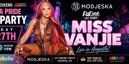 MISS VANJIE LIVE AT MODJESKA PRIDE WEEKEND