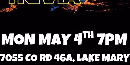Star Wars Trivia @ Grafton Street Pub Lake Mary
