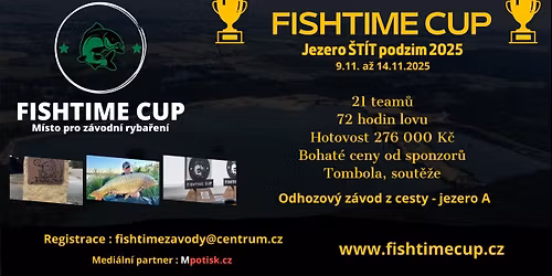 FISHTIME CUP jezero \u0160T\u00cdT podzim 2025