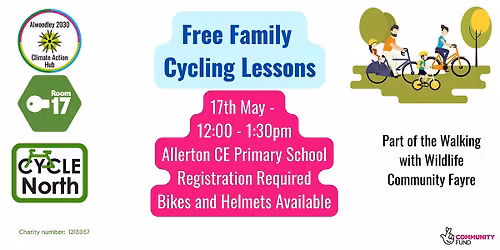 Family Cycling Lessons (Adult & Children)