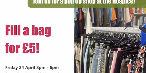 'Fill a Bag' sale at Arthur Rank Hospice