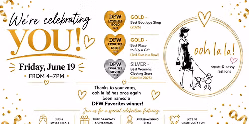 We\u2019re celebrating YOU! \ud83e\udd42\u2728