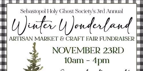 Winter Wonderland Artisan Market + Craft Fair