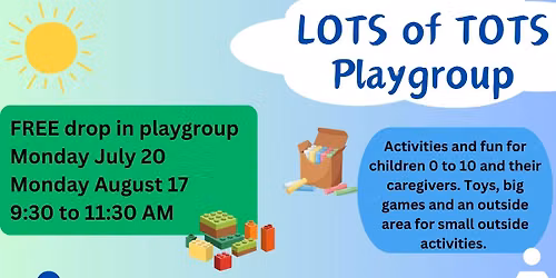 Summer Lots of Tots Playgroup 
